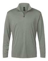 AllPro 41870 Pro-Lock Performance Quarter-Zip Pullover #color_Greystone