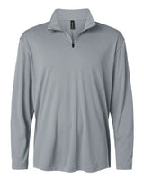 AllPro 41870 Pro-Lock Performance Quarter-Zip Pullover #color_Heather Steel