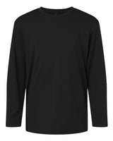 AllPro 48400Y Pro-Lock Youth Performance Long Sleeve T-Shirt #color_Black