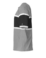 Badger 4980 United T-Shirt #color_Oxford/ Black/ White