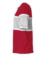 Badger 4980 United T-Shirt #color_Red/ Oxford/ White