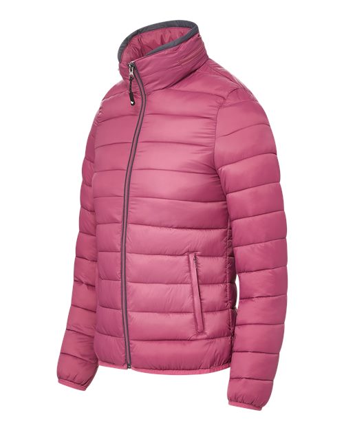 Weatherproof 211137 Women's PillowPac Puffer Jacket #color_Dusk Orchid