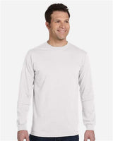 econscious EC1500 Men's 100% Organic Cotton Classic Long-Sleeve T-Shirt #color_WHITE