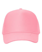 Valucap VC700 Foam Mesh-Back Trucker Cap #color_Pink