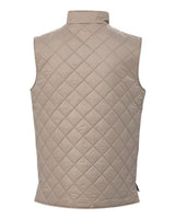 Weatherproof 207359 Vintage Diamond Quilted Vest #color_Driftwood
