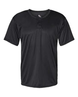 Alleson Athletic 7930 B-Core Placket Jersey #color_Black
