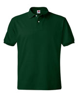 Hanes 054 Adult 50/50 EcoSmart Jersey Knit Polo #color_DEEP FOREST