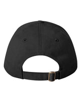 Valucap 9910 Heavy Brushed Twill Structured Cap #color_Black