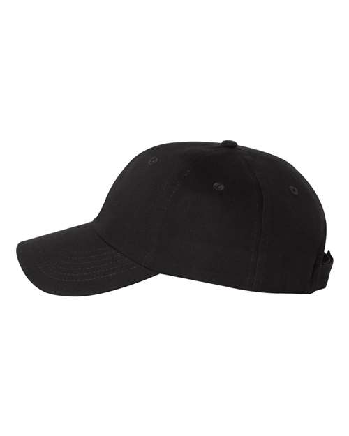 Valucap VC200 Brushed Twill Cap #color_Black