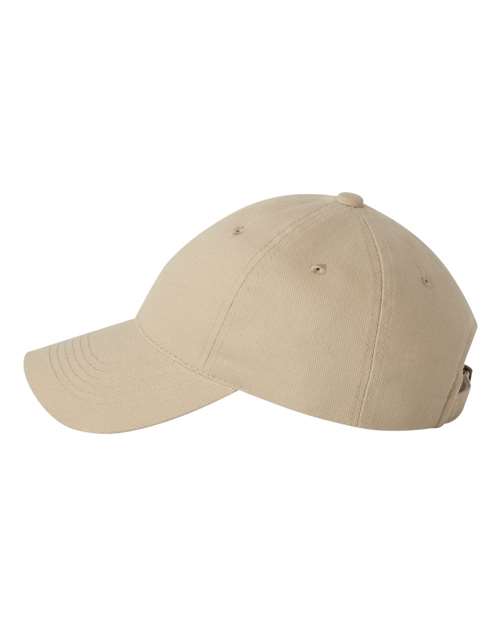 Valucap 9610 Heavy Brushed Twill Unstructured Cap #color_Khaki