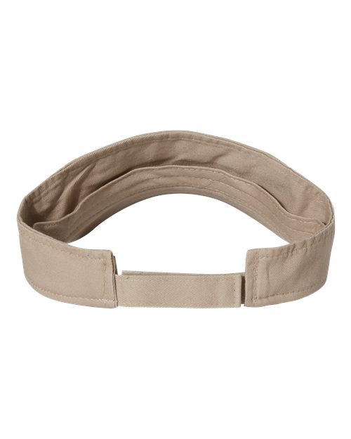 Valucap VC500 Bio-Washed Visor #color_Khaki