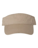 Valucap VC500 Bio-Washed Visor #color_Khaki