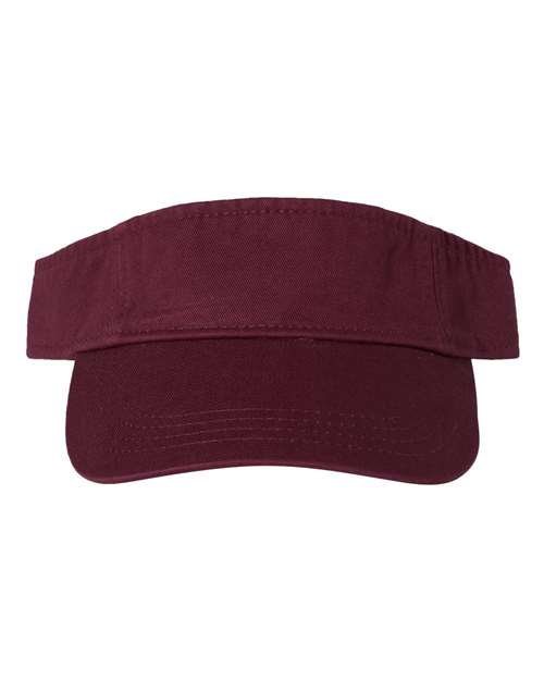 Valucap VC500 Bio-Washed Visor #color_Maroon