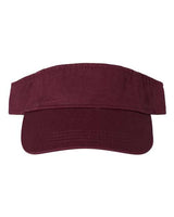 Valucap VC500 Bio-Washed Visor #color_Maroon