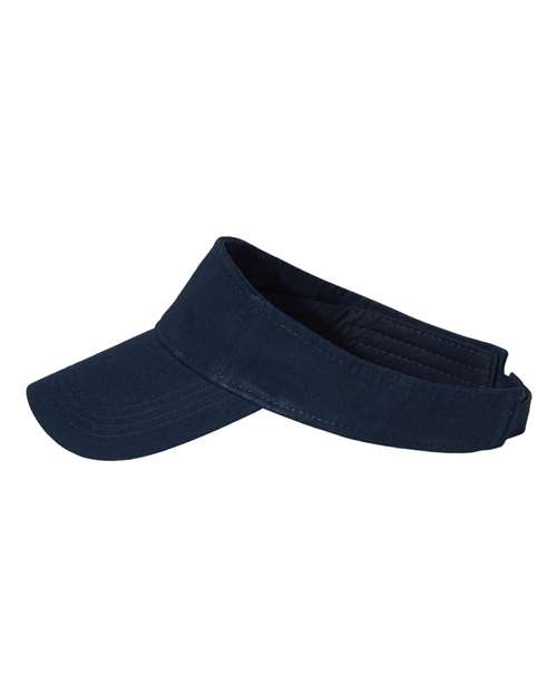 Valucap VC500 Bio-Washed Visor #color_Navy