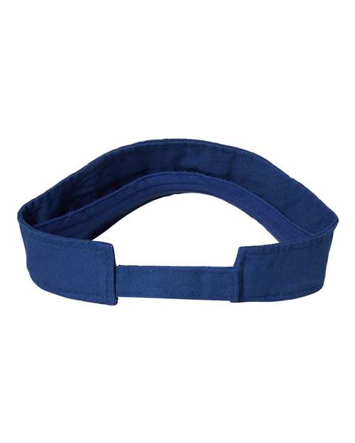 Valucap VC500 Bio-Washed Visor #color_Royal Blue
