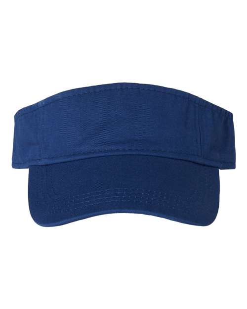 Valucap VC500 Bio-Washed Visor #color_Royal Blue