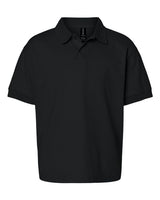 Gildan G880B Youth 50/50 Jersey Polo #color_BLACK