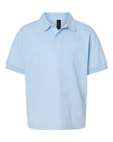 Gildan G880B Youth 50/50 Jersey Polo #color_LIGHT BLUE