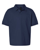 Gildan G880B Youth 50/50 Jersey Polo #color_NAVY