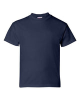 Hanes 5480 Youth Comfortsoft Cotton T-Shirt #color_NAVY