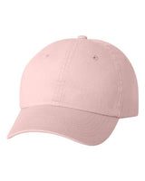 Valucap VC300Y Small Fit Bio-Washed Dad Hat #color_Light Pink
