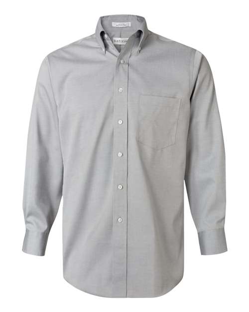 Van Heusen 13V0143 Non-Iron Pinpoint Oxford Shirt #color_French Grey