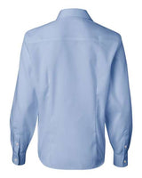 Van Heusen 13V0144 Women's Non-Iron Pinpoint Oxford Shirt #color_Blue Mist