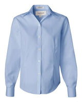 Van Heusen 13V0144 Women's Non-Iron Pinpoint Oxford Shirt #color_Blue Mist