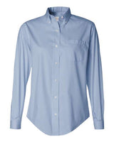 Van Heusen 13V0110 Women's Pinpoint Oxford Shirt #color_Blue