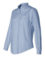 Van Heusen 13V0110 Women's Pinpoint Oxford Shirt #color_Blue