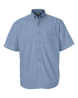 Sierra Pacific 0211 Denim Short Sleeve Shirt #color_Light Denim