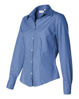 Van Heusen 13V0114 Women's Silky Poplin Shirt #color_Periwinkle