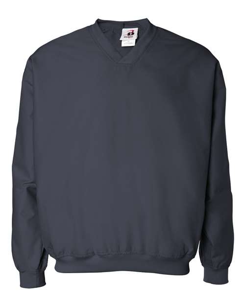 Badger 7618 Microfiber Windshirt #color_Navy
