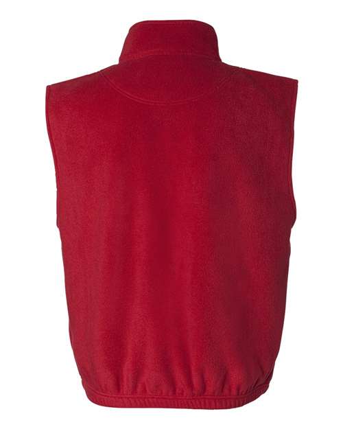 Sierra Pacific 3010 Fleece Full-Zip Vest #color_Red