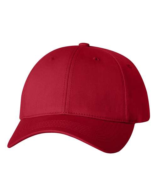 Valucap 2260 Cotton Twill Cap #color_Red