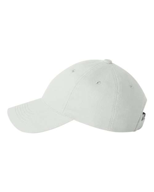 Valucap 9610 Heavy Brushed Twill Unstructured Cap #color_White