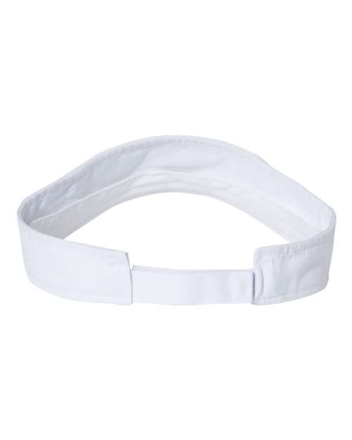 Valucap VC500 Bio-Washed Visor #color_White