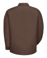 Red Kap JT50 Perma-Lined Panel Jacket #color_Brown
