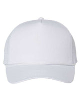Valucap 8804H Five-Panel Trucker Cap #color_White