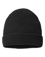 Richardson 146R Waffle Cuffed Beanie #color_Black
