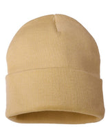 "Sportsman SP12 12" Solid Cuffed Beanie #color_Camel"