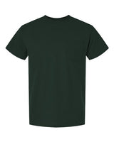 Gildan G830 Adult 50/50 Pocket T-Shirt #color_FOREST GREEN