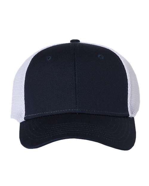 Valucap 3200 Spacer Mesh-Back Cap #color_Navy/ White