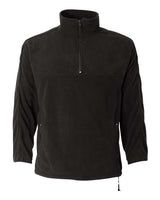 Sierra Pacific 3351 Microfleece Quarter-Zip Pullover #color_Onyx Black