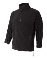 Sierra Pacific 3351 Microfleece Quarter-Zip Pullover #color_Onyx Black