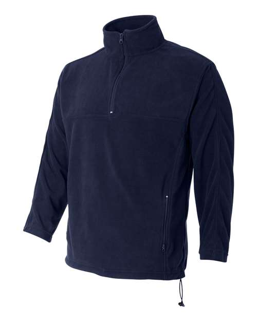 Sierra Pacific 3351 Microfleece Quarter-Zip Pullover #color_Nantucket Navy