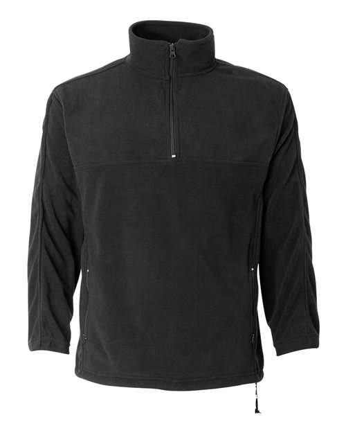 Sierra Pacific 3351 Microfleece Quarter-Zip Pullover #color_Charcoal