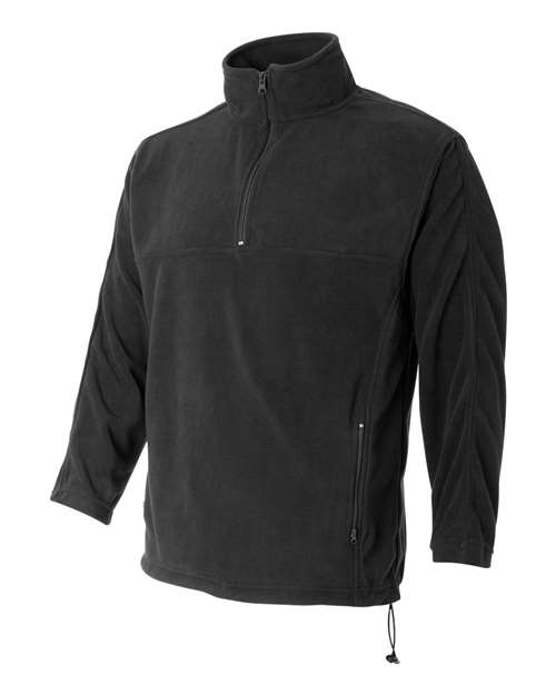 Sierra Pacific 3351 Microfleece Quarter-Zip Pullover #color_Charcoal