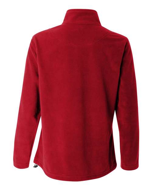 Sierra Pacific 5301 Women's Microfleece Full-Zip Jacket #color_American Red